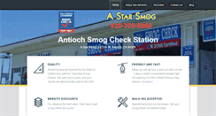 Desktop Screenshot of antiochstarsmogcheck.com